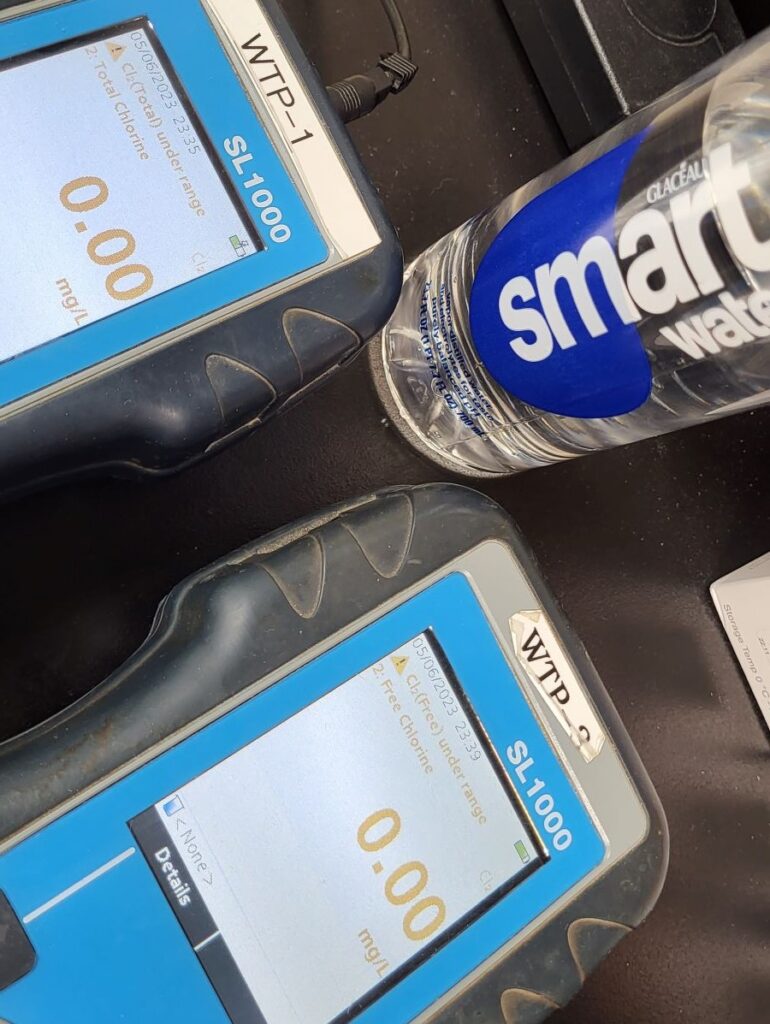 Bottled Water Chlorine