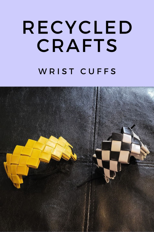 DIY Recycled Crafts Wrist Cuffs